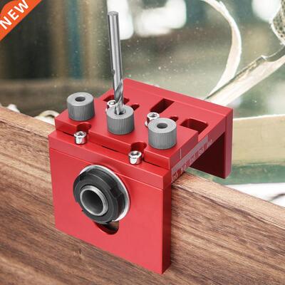 Hole Drill Punch Positioner Aluminum Alloy 3 in 1 Woodworkin