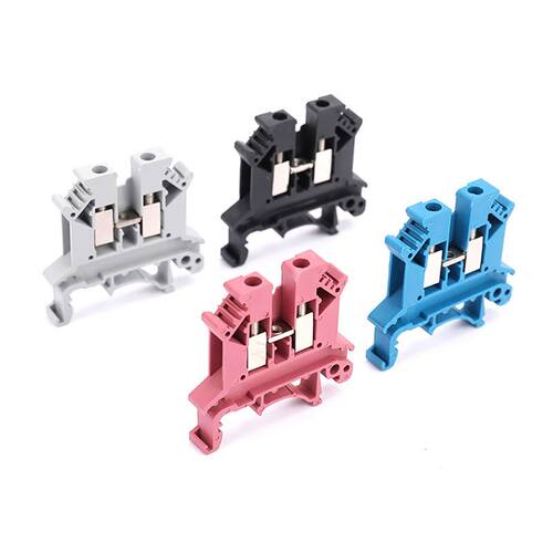 10pcs UK-2.5B 2.5mm 2 DIN Rail Universal Combination Termina