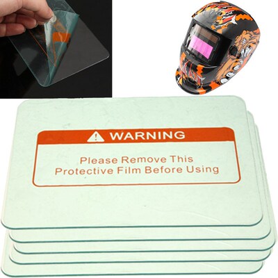 5pcs/Set Clear Spare Welding Shield Cover Lens Protect Plate