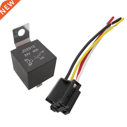 1Pcs JD2912 Waterproof Automotive Relay 24V 40A 4 Pin Car Re