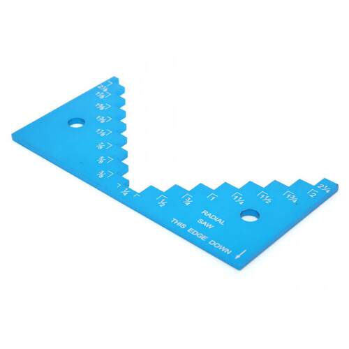 Aluminum Table Saw Depth Measuring Gauge Height Limit Gauge
