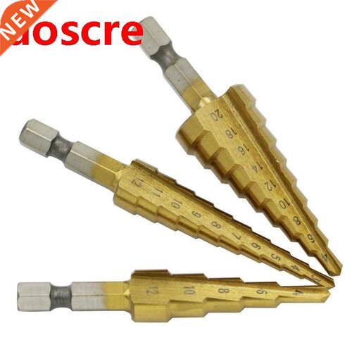 3-12mm 4-12mm 4-20mm Step Cone Drill Bit Hexagonal Shank Hig