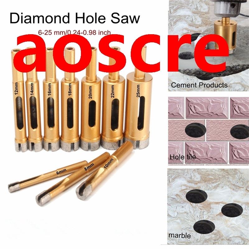 6-25mm Marble Opener Diamond Core Bit Hole Saw Drill Bit For