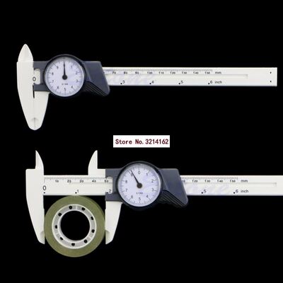 150mm 6inch Dial Caliper Vernier Caliper 4Way Gauge Micromet