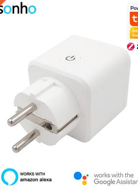 Tuya ZigBee Smart E 16A Power Monitor Timer Socket Smart Ho