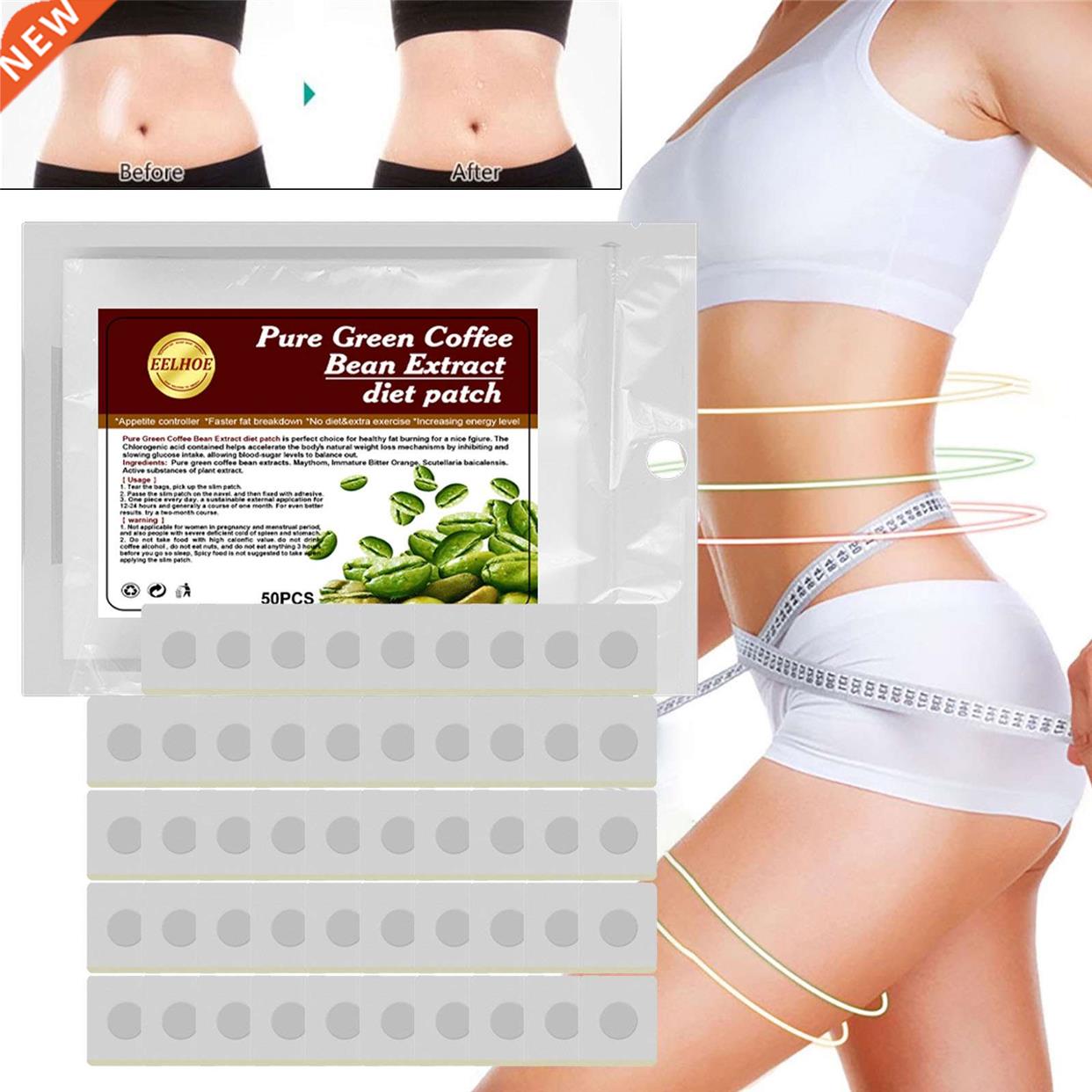 Slimming Belly Button Stickers Herbal Detox Body Shaping T