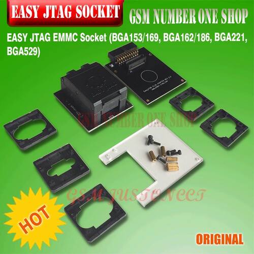 EASY JTAG EMMC Socket (BGA153/169, BGA162/186, BGA221, BGA5