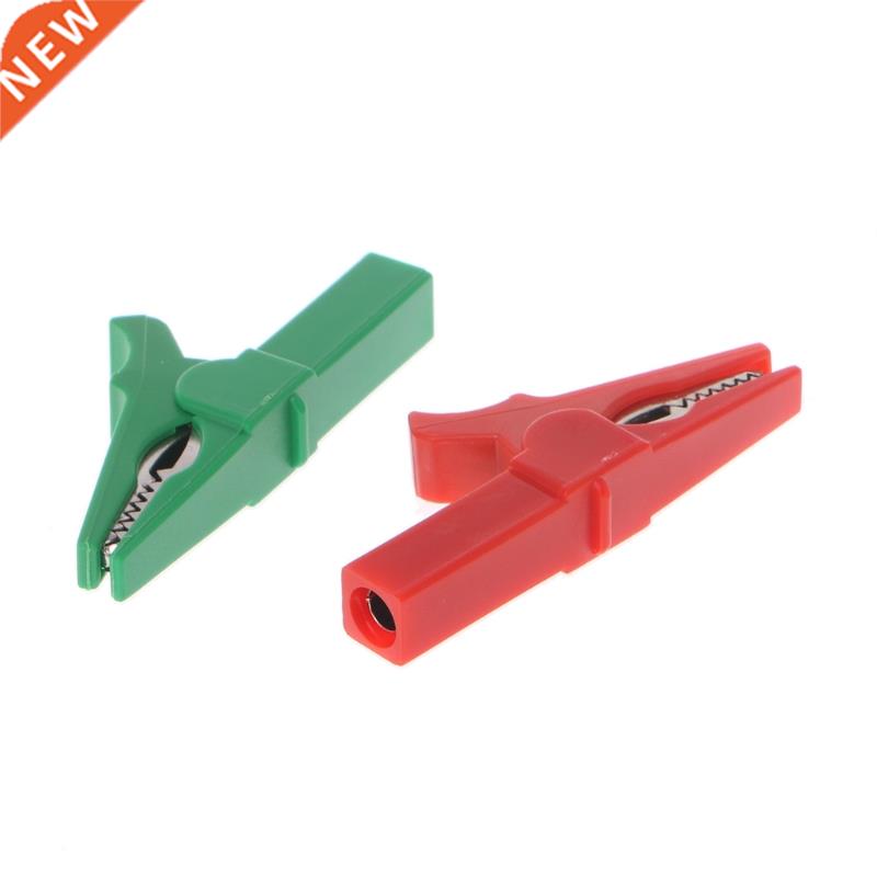 6 Pcs 6 Colors 55mm Crocodile Alligator Clip For 4mm Male Ba