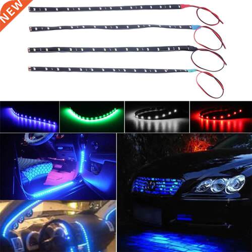 12V Car Iior Led Strip Sticker Daytime Running Lights Wa