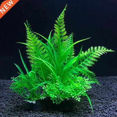 12 Kinds Artificial Aquarium Decor Plants Water Weeds Orname