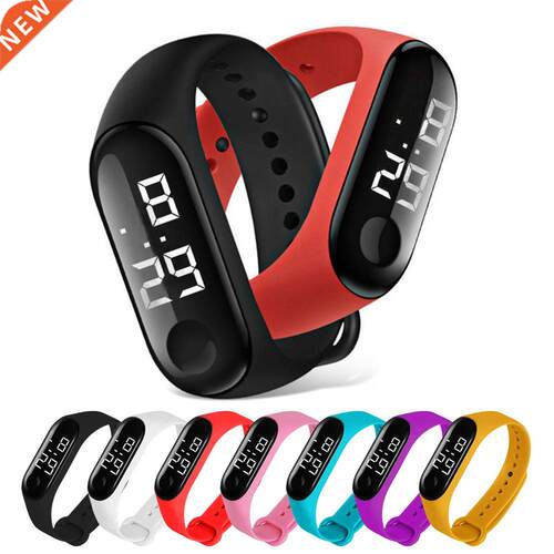 LED Sports Electronic Watches Waterproof Luminous Sensor Fas