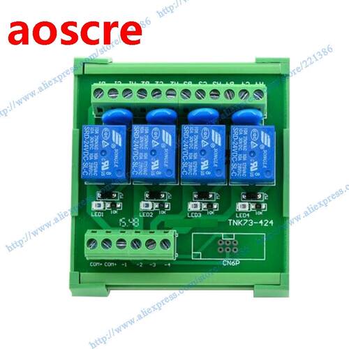4 channel 12V 10A Relay Module driver board output amplifie