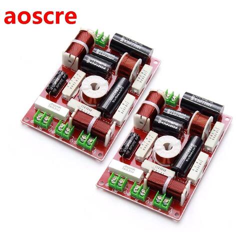 2PCS 3 Way 200W 3 Unit Speaker Frequency Divider Home Theate