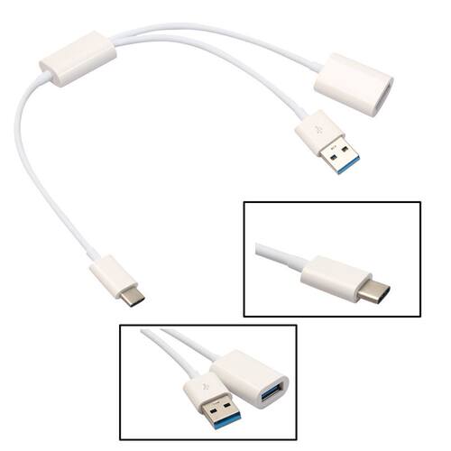 USB-C USB 3.1 Type C Male Connector to A Female OTG Data Cab