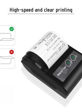Bluetooth-Compatible Thermal Receipt Printer Fast Mini Taxi
