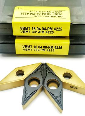 New Package VBMT160404 VBMT160408 PM 4225 10PCS Milling Tur