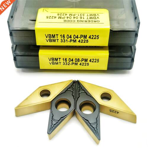 New Package VBMT160404 VBMT160408 PM 4225 10PCS Milling Tur