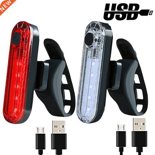 Rear Bike Tail Light USB Rechargeable Red Ultra Bright Taill