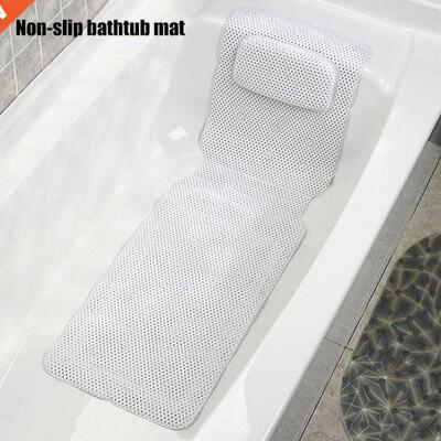 Bathtub Anti-slip Mat with Suction Cups Hollow Out PVC Bath