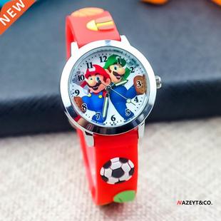 Super Mario New Children's Silicone Watch Mario Brothers