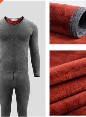 Golden Velvet Men Thermal Underwear Set Heated Long Johns Wi