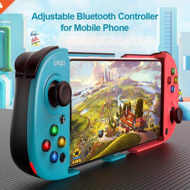PG-9217 Wireless Gamepad Telescopic Bluetooth Game Controlle - 实物图