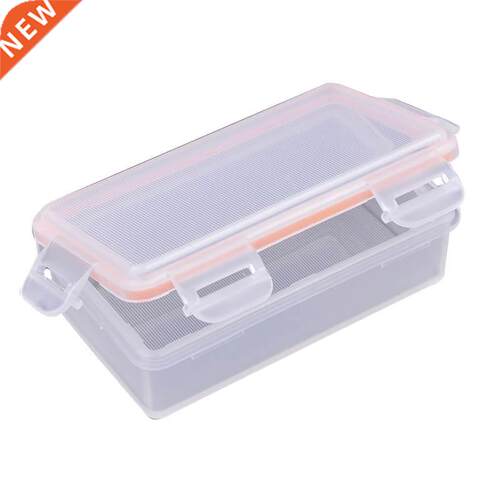 Outdoor Storage Box Storage Case for 2 pcs 18650 Transparent