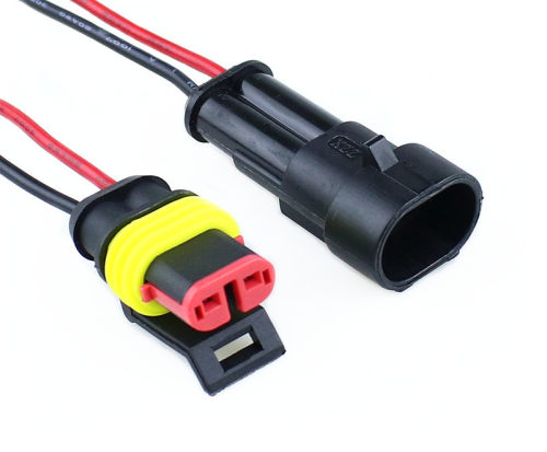 Auto wire connector 2P auto connector Male & Female Wate