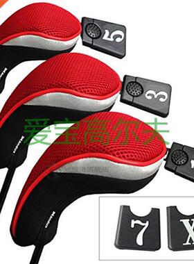 3Pcs/Set Club Heads Cover Soft Wood Golf Club Driver Headcov