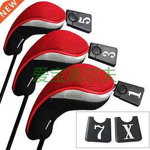 3Pcs/Set Club Heads Cover Soft Wood Golf Club Driver Headcov
