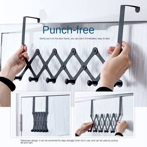 Stainless Steel Door Behind The Hook Rack Coat Hat Storage O