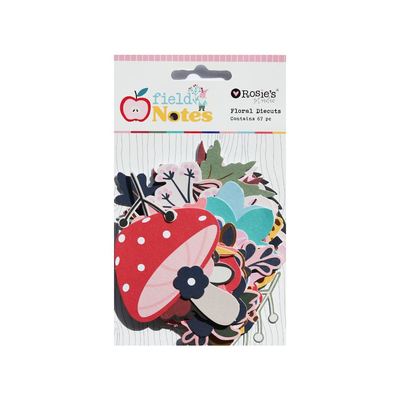 CRZCrafter 67pcs Printed Paper Diecuts Shapes Foil Design F