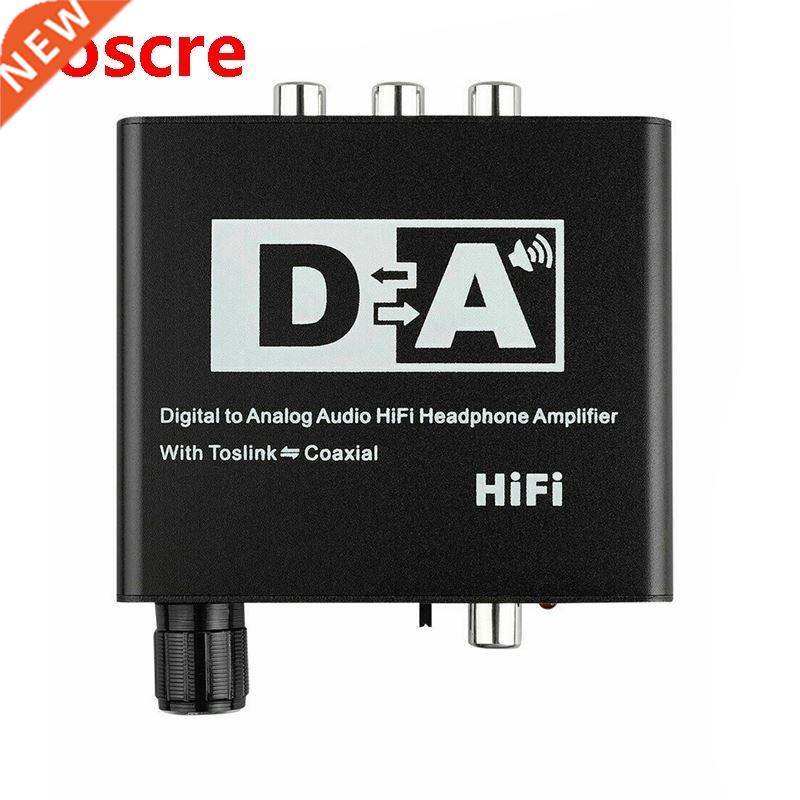 192KHz Digital Optical Coaxial Toslink to Analog RCA 3.5mm A