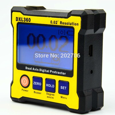 Digital Protractor Inclinometer DXL360 Dual Axis Level measu