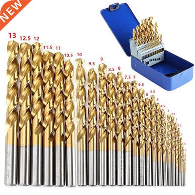 M42 8% High Cobalt HSS Titanium Coated Twist Drill Bit Set