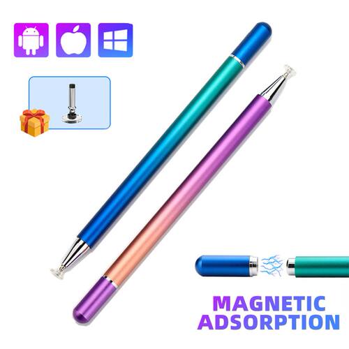 2 in 1 Gradient Color Magnetic Touch Screen Capacitive Pen B