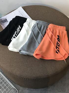 Summer Women Casual Running Sports Shorts Waistband Elastic