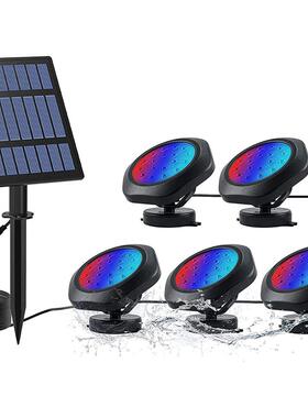 Super Bright Solar Underwater Light RGB Color Changing Swimm