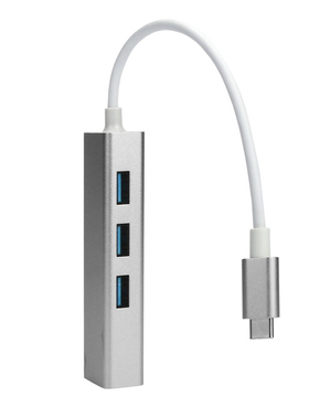 USB 3.1 Type C to HUB 3 Port & RJ45 Gigabit Ethernet Ada