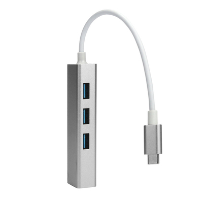 USB 3.1 Type C to HUB 3 Port & RJ45 Gigabit Ethernet Ada