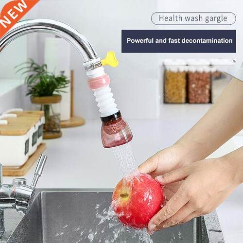 Extendable Kitchen Faucet Splash Filter 60 Rotating Faucets