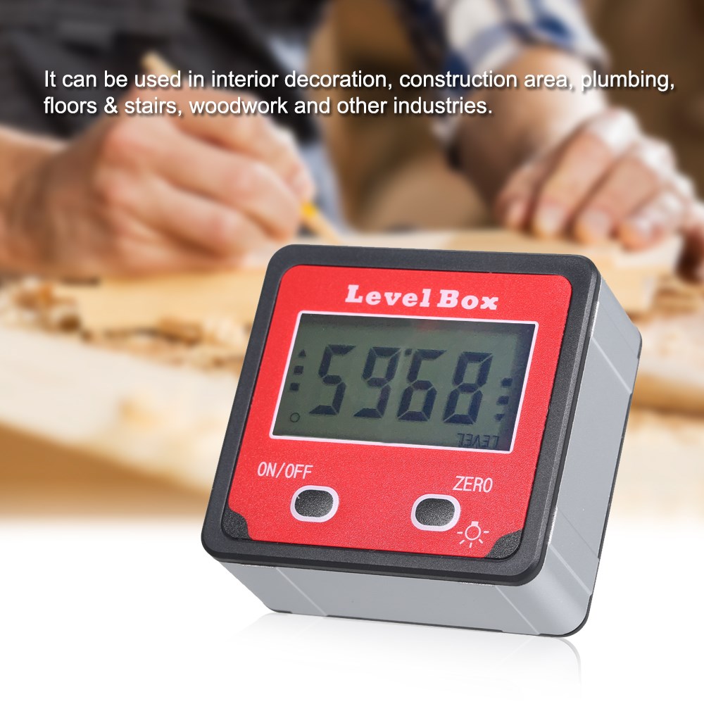 Digital Display Level Box Angle Gauge Digital Inclinometer