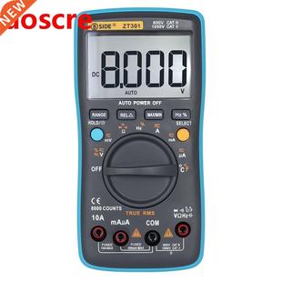 Digital Multimeter AC DC Voltage Current 8000 Counts Portabl
