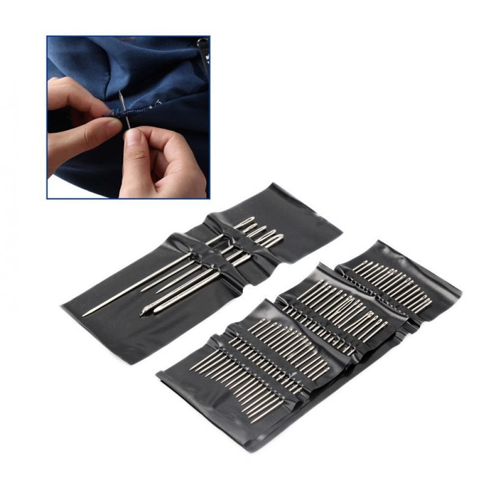 darning needles stainless steel multi-size blind needle 55pc