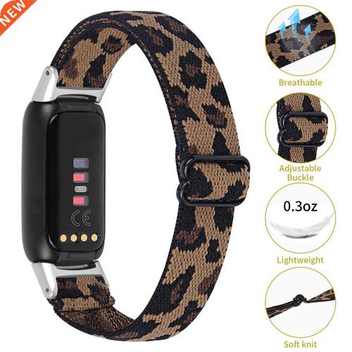 Elastic Nylon Band For Fitbit Luxe Wristband Adjustable Spor