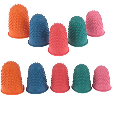 5Pcs/lot Counting Cone Rubber Thimble Protector Sewing Quilt