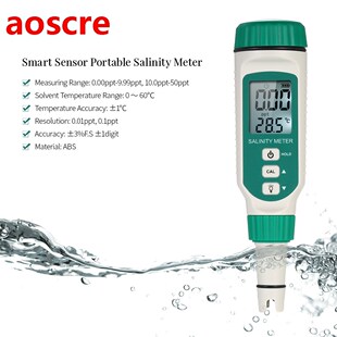Halometer Salinity Meter Handheld ATC Salinometer Halometer