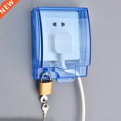 Lockable Wall-mounted Socket Waterproof Dustproof Box Outdoo