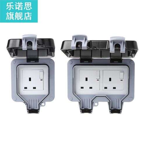 IP66 Waterproof Outdoor Wall Switch Socket Dustproof Power O