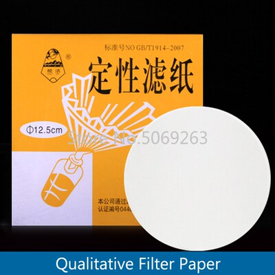 100pieces/pack Lab Qualitative Filter Paper Qualitative grad